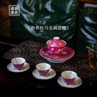 Mu Dan 170cc - Jing De Zhen Porcelain Gaiwan - zycs_China