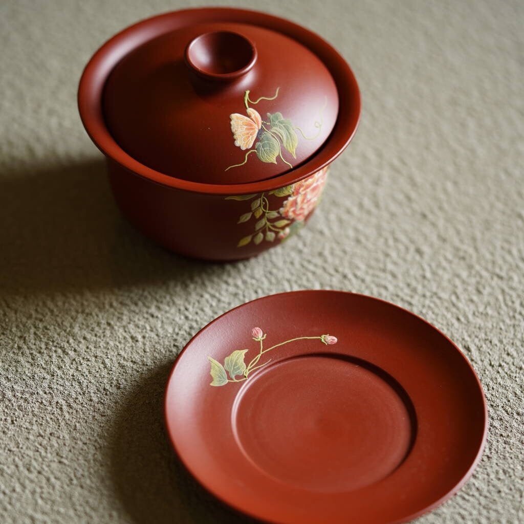 Mu Dan 200cc - Yixing Handmade Gaiwan - zycs_China