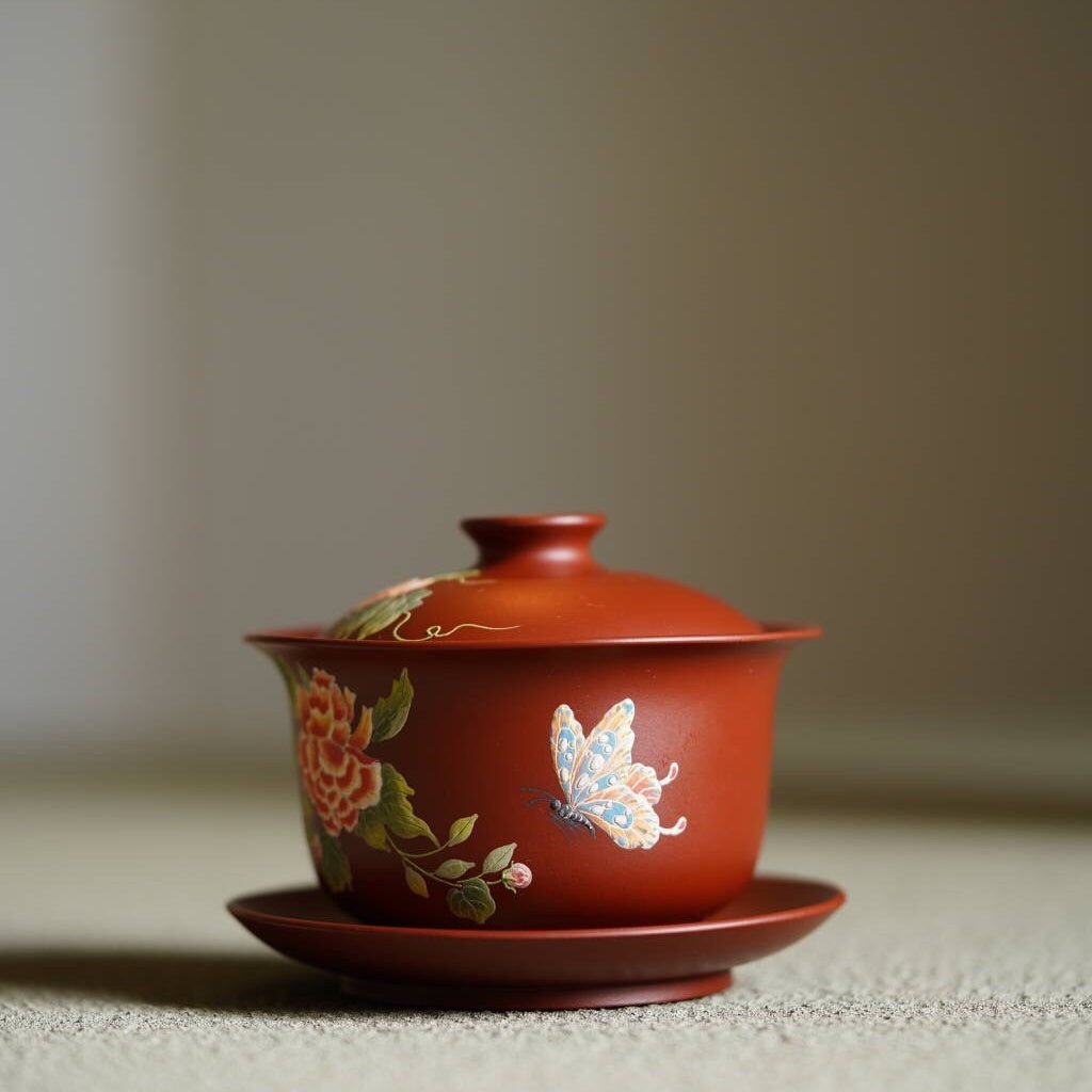 Mu Dan 200cc - Yixing Handmade Gaiwan - zycs_China
