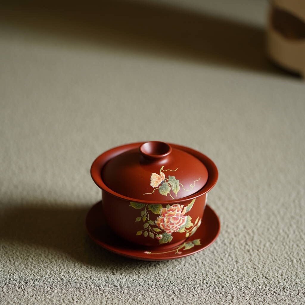 Mu Dan 200cc - Yixing Handmade Gaiwan - zycs_China