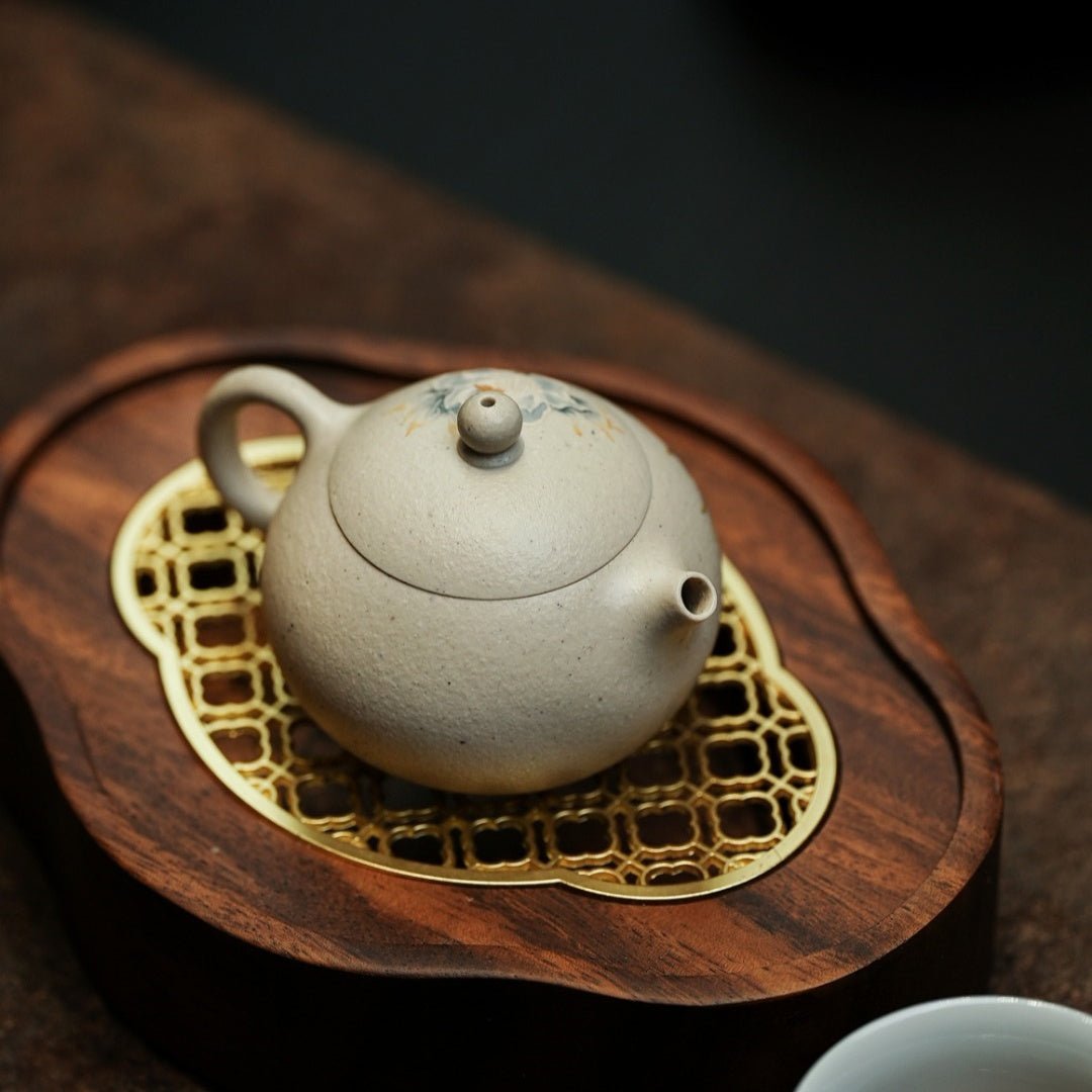 Mu Dan Xi Shi 120cc - Yixing Handmade Teapot - zycs_China