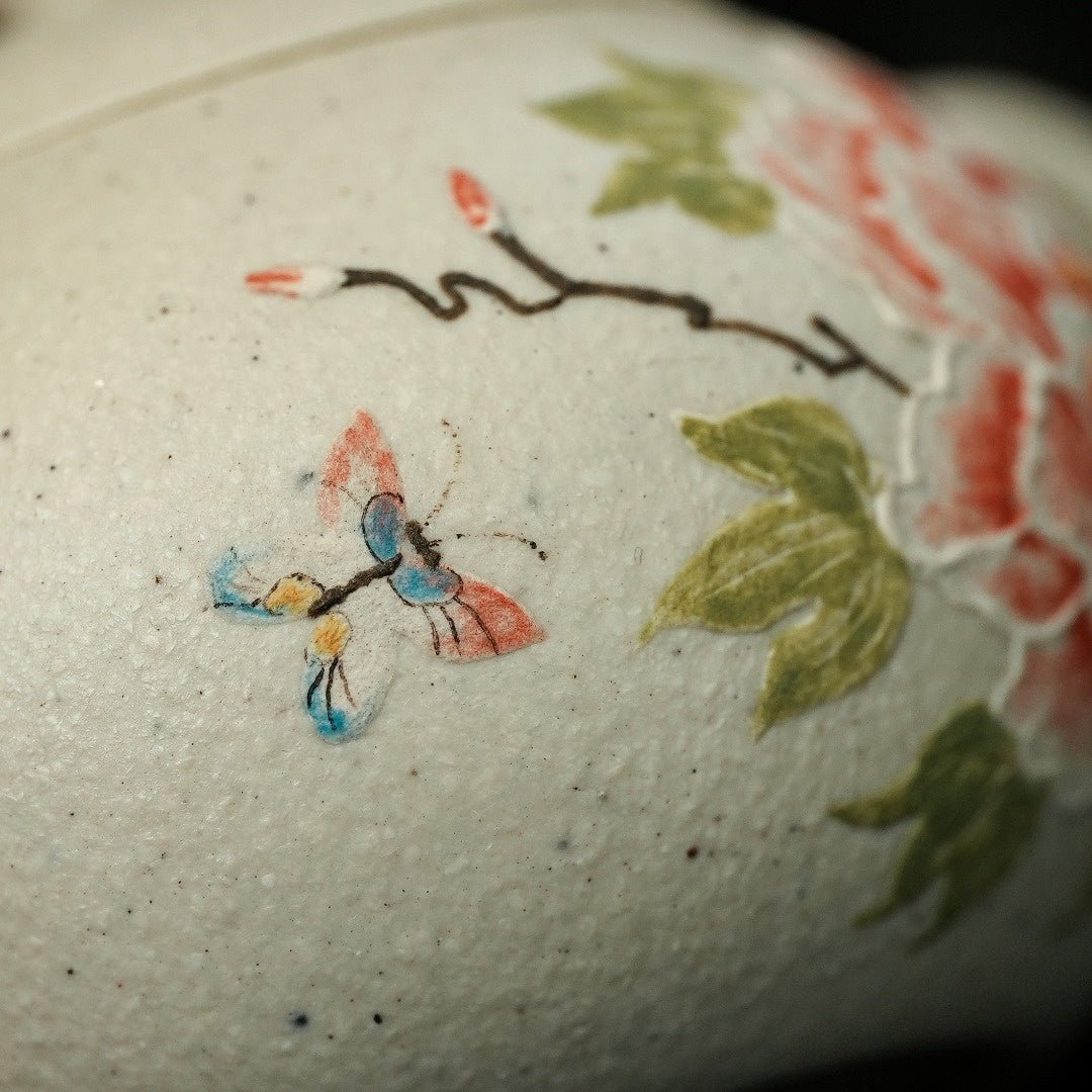 Mu Dan Xi Shi 120cc - Yixing Handmade Teapot - zycs_China