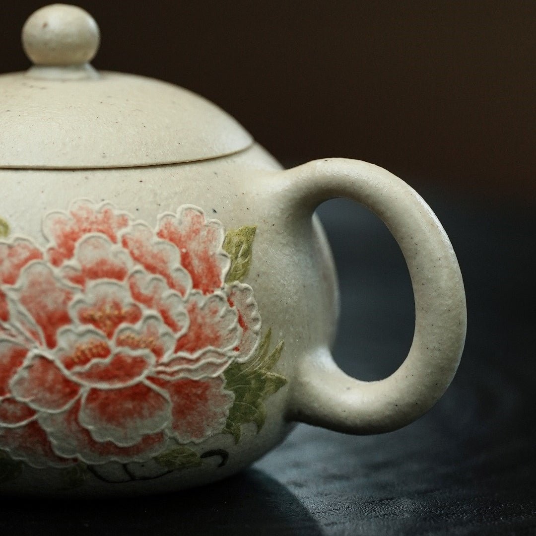 Mu Dan Xi Shi 120cc - Yixing Handmade Teapot - zycs_China