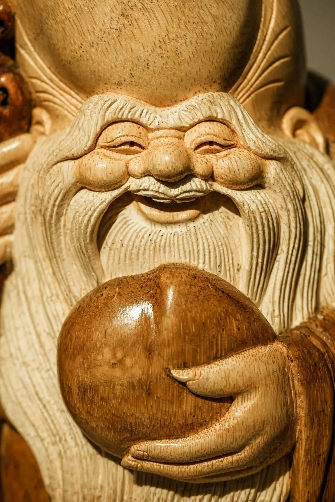 Nanji Xianweng & Shouxian - Bamboo Sculpture - zycs_China