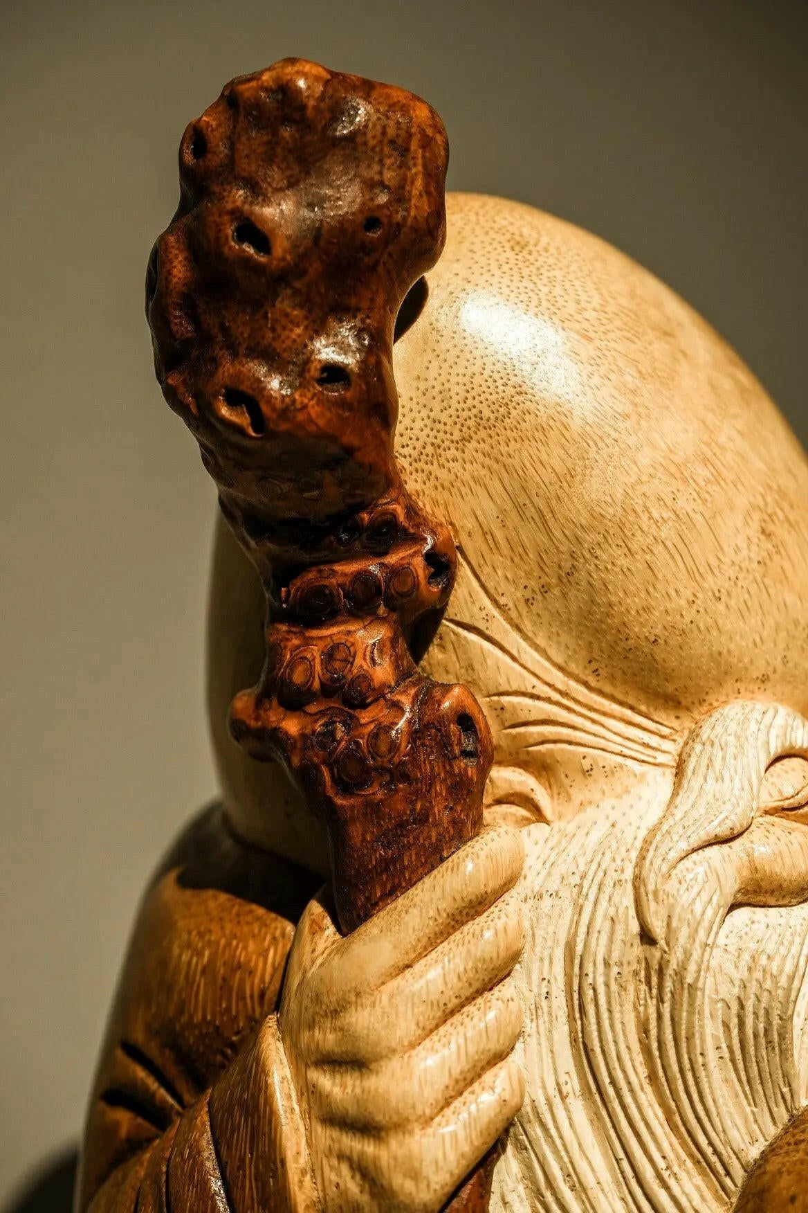 Nanji Xianweng & Shouxian - Bamboo Sculpture - zycs_China - tea - teapot