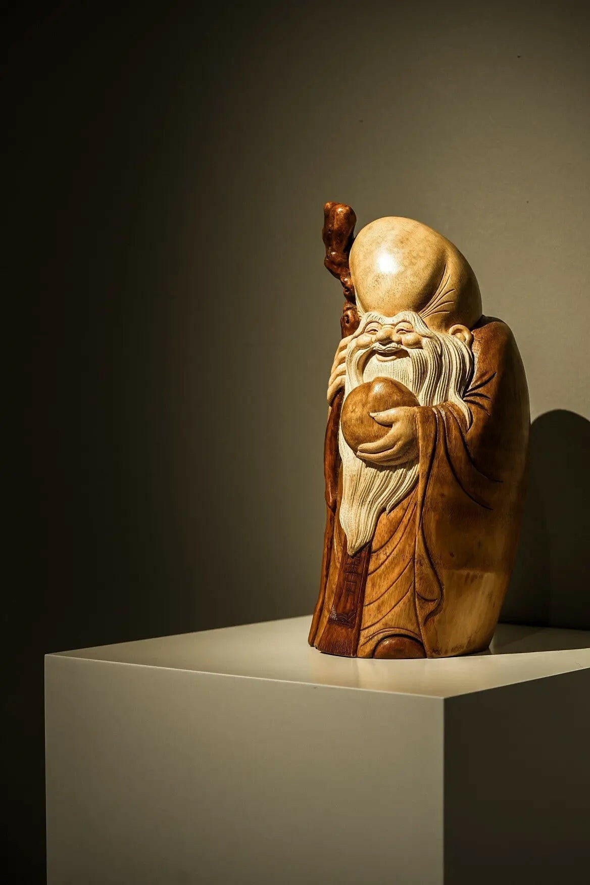 Nanji Xianweng & Shouxian - Bamboo Sculpture - zycs_China