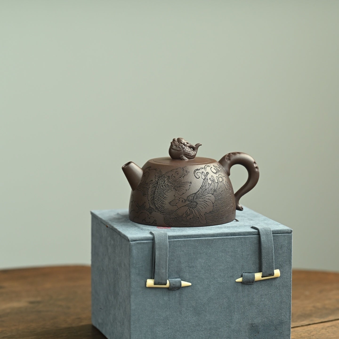 Nian Nian You Yu 180cc - Yixing Handmade Teapot - zycs_China