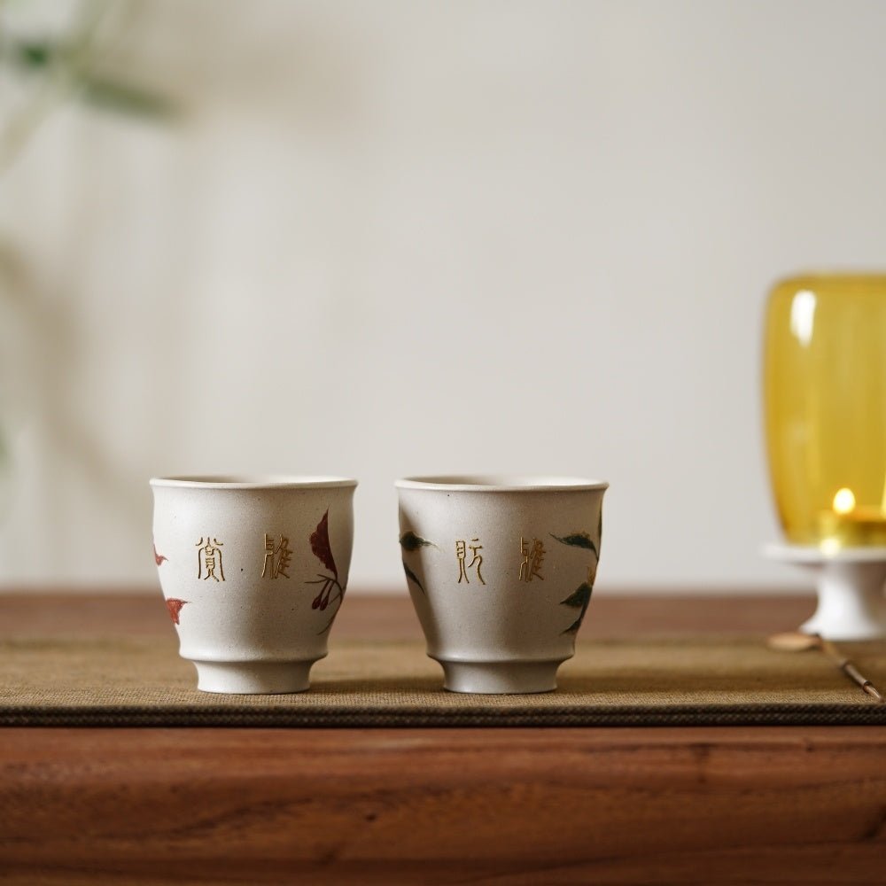 Niao Yu Hua Xiang 120cc - Yixing Handmade Teacup - zycs_China