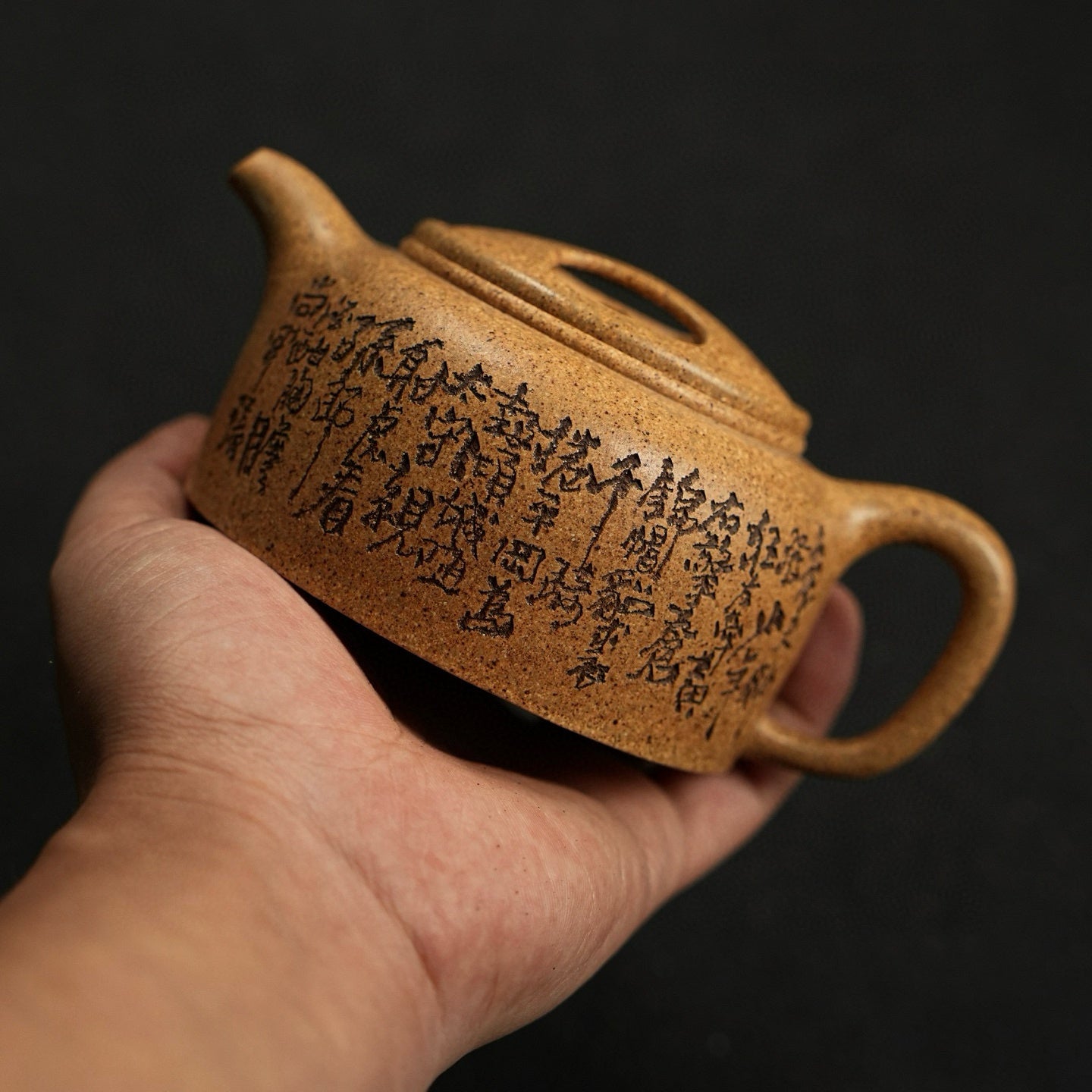 Niu Gai Jing Lan 240cc - Yixing Handmade Teapot - zycs_China