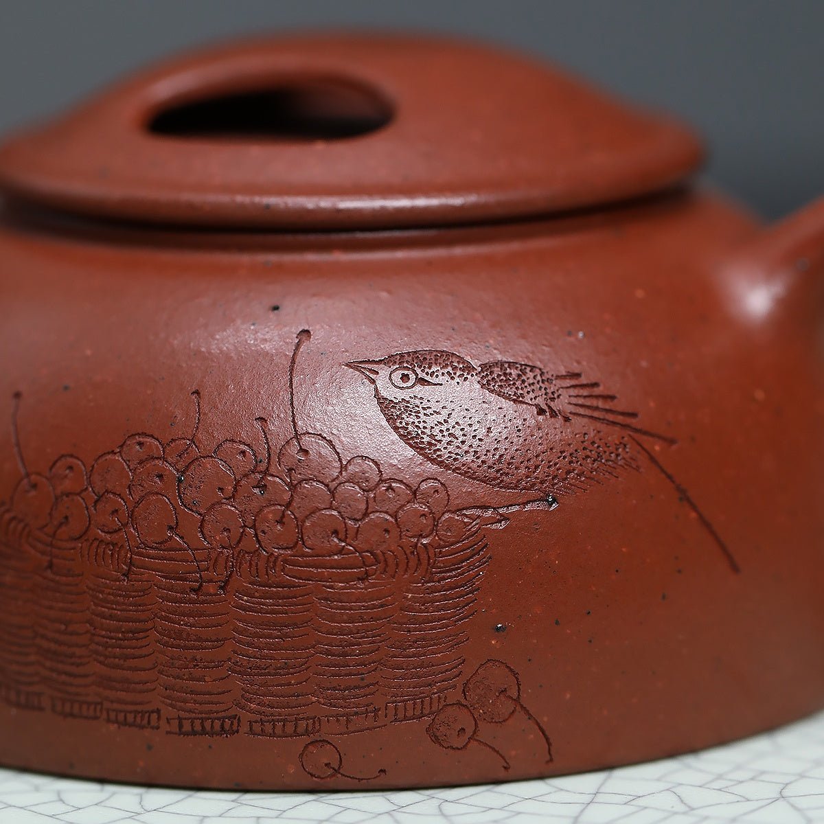 Niu Gai Lian Zi 120cc - Yixing Handmade Teapot - zycs_China