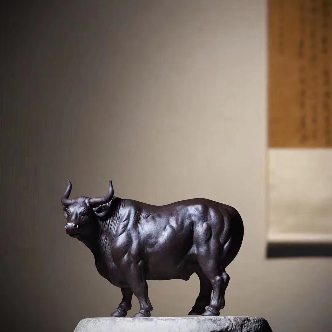 Niu Zhuan Qian Kun - Zisha Sculpture - zycs_China