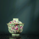 Pa Hua Jiu Tao - Jing De Zhen Porcelain Gaiwan - zycs_China - tea - teapot