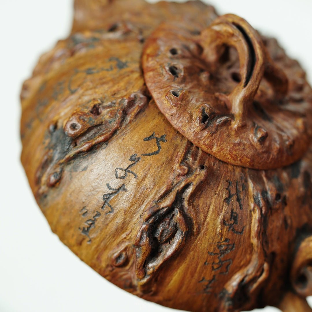 Pan Gen Shu Yu 120cc - Yixing Handmade Teapot - zycs_China - tea - teapot