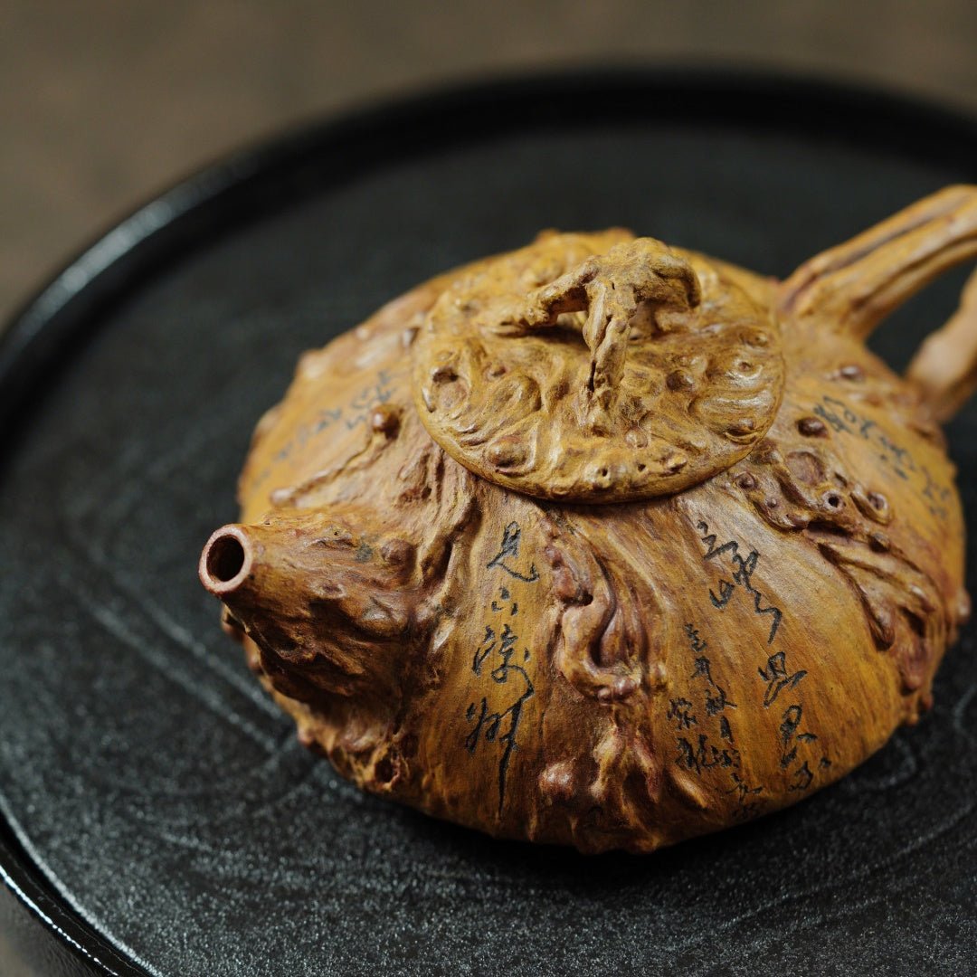 Pan Gen Shu Yu 130cc - Yixing Handmade Teapot - zycs_China - tea - teapot