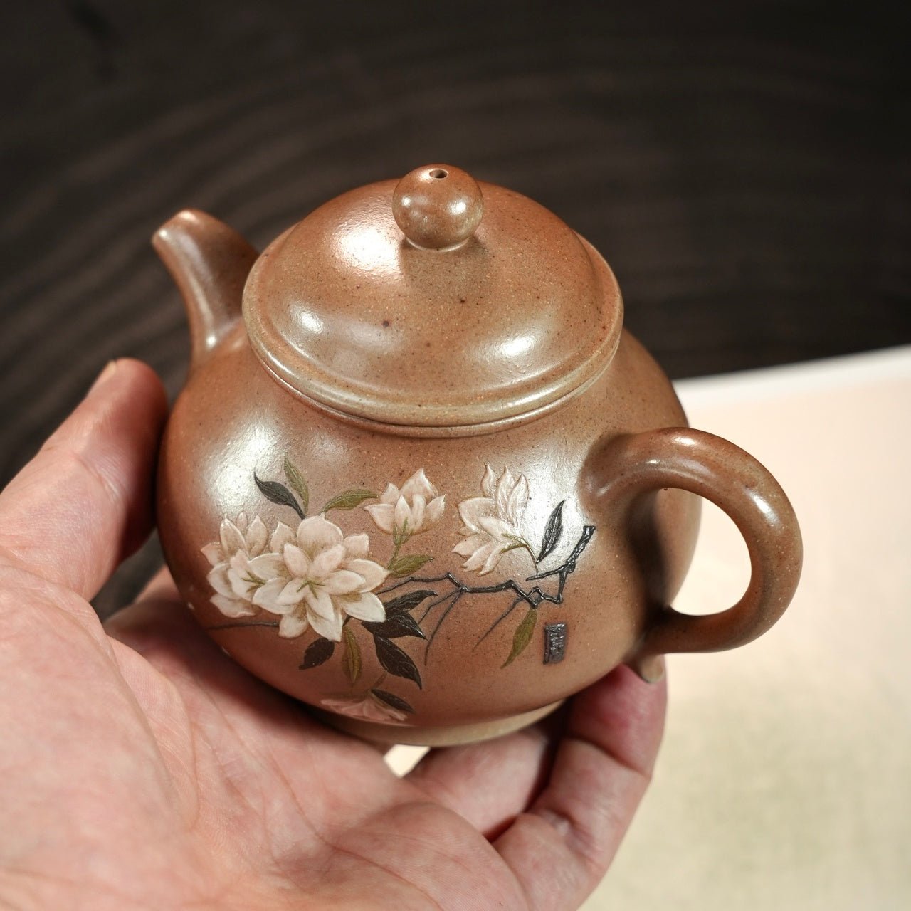Pan Hu 180cc - Yixing Handmade Teapot - zycs_China