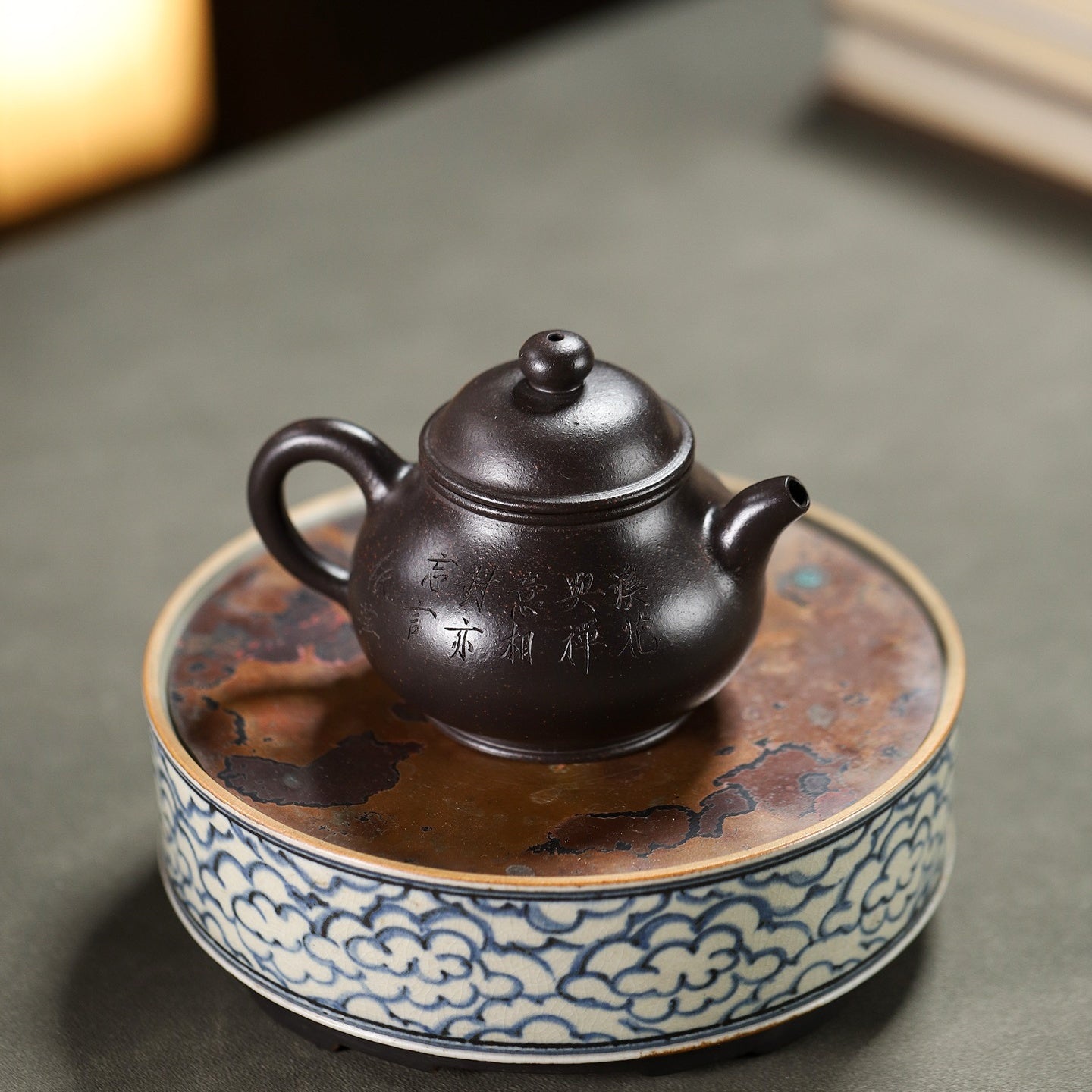 Pan Hu 200cc - Yixing Handmade Teapot 江苏宜兴
