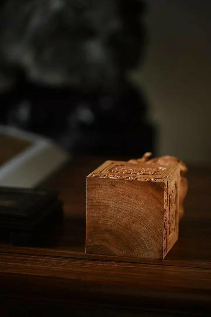 Pan Long - Wood Sculpture - zycs_China