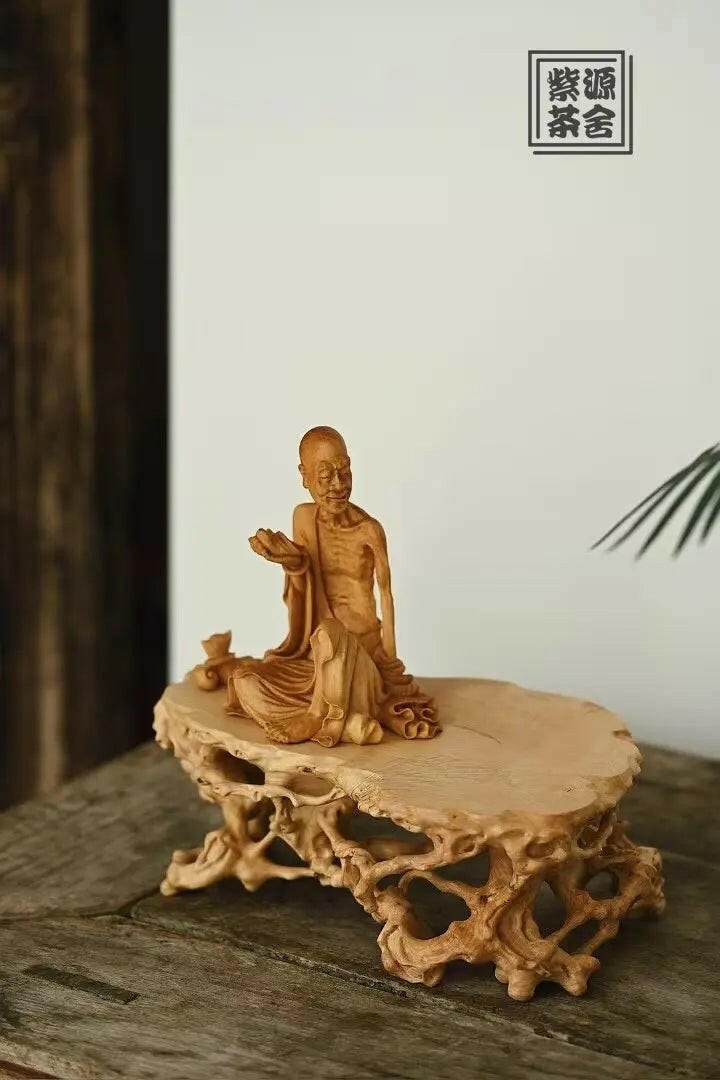 Pan Yun Shan - Wood Sculpture - zycs_China