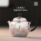 Pi Qiu Hua 200cc - Handmade silver pot - zycs_China - tea - teapot