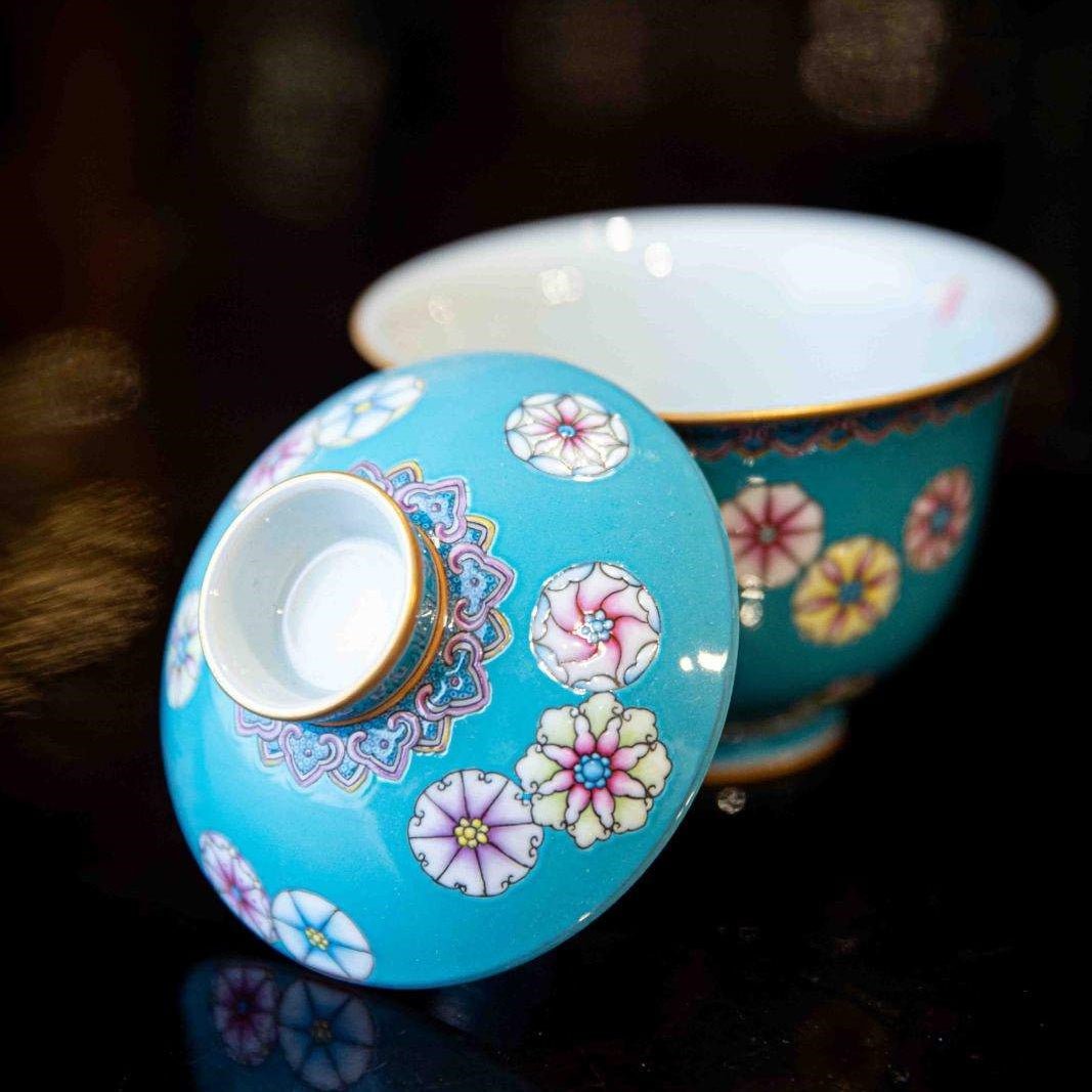 Pi Qiu Hua - Jing De Zhen Porcelain Gaiwan - zycs_China