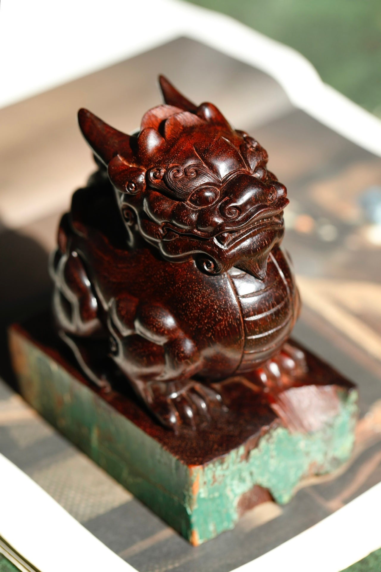 Pi Xiu - Wood Sculpture - zycs_China