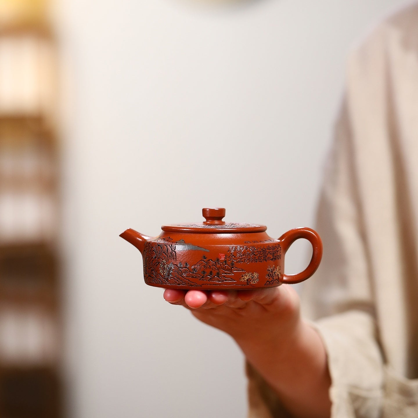 Ping Gai 150cc - Yixing Handmade Teapot - zycs_China