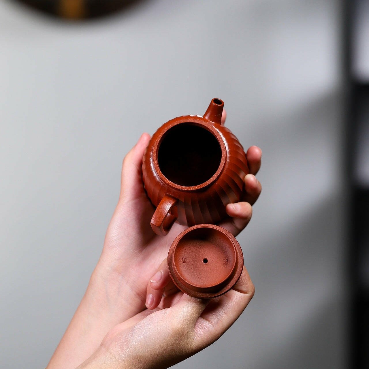 Ping Gai Jing Lan 180cc - Yixing Handmade Teapot - zycs_China