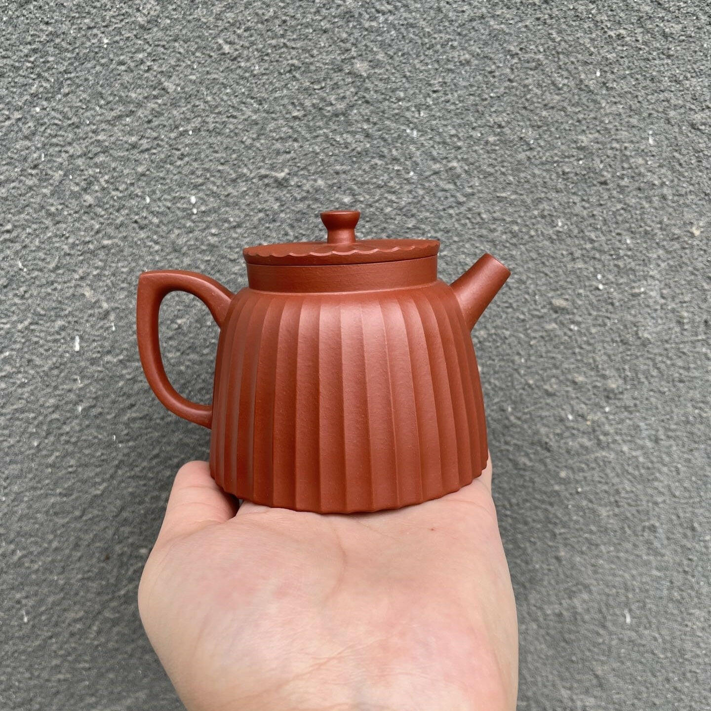 Ping Gai Jing Lan 180cc - Yixing Handmade Teapot - zycs_China