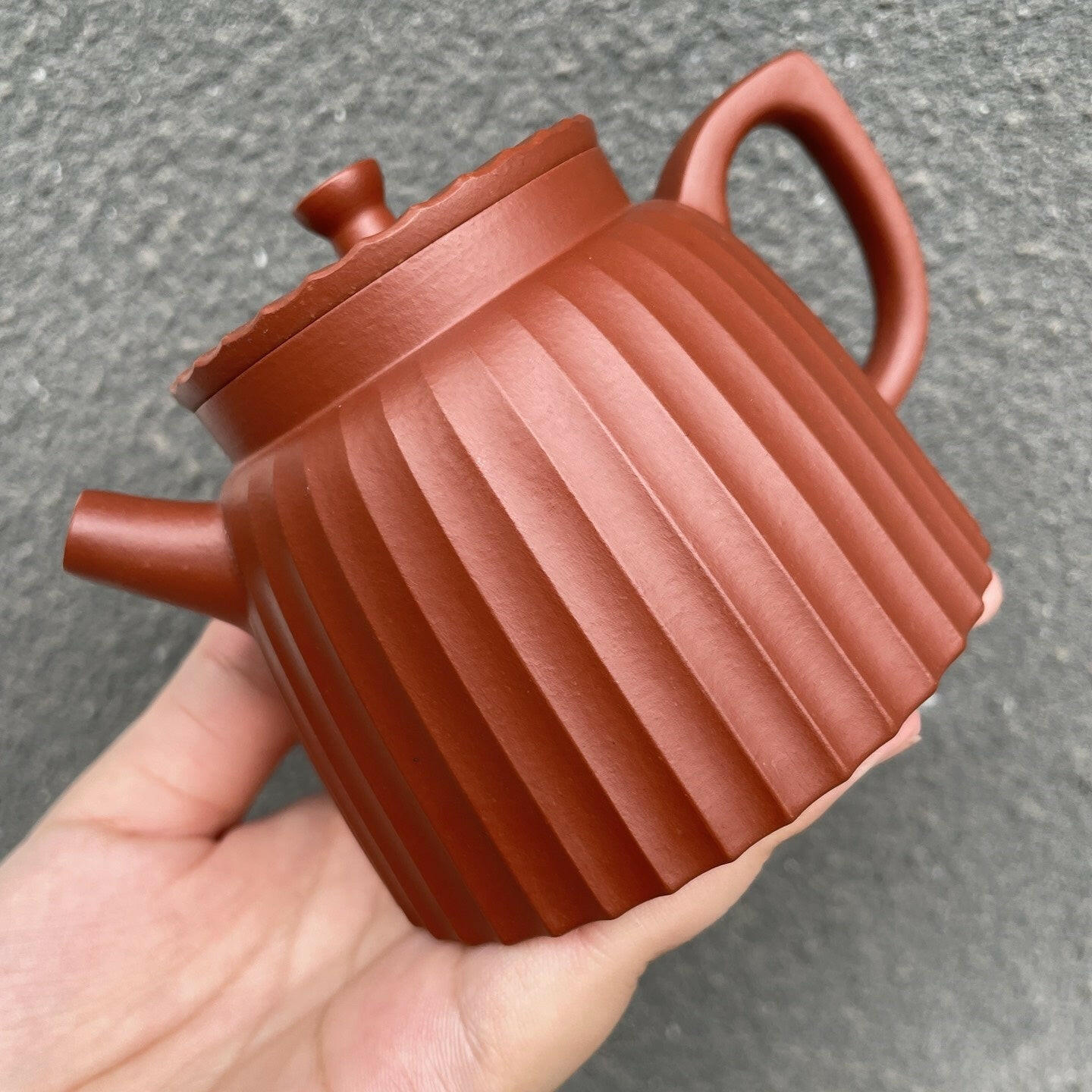 Ping Gai Jing Lan 180cc - Yixing Handmade Teapot - zycs_China
