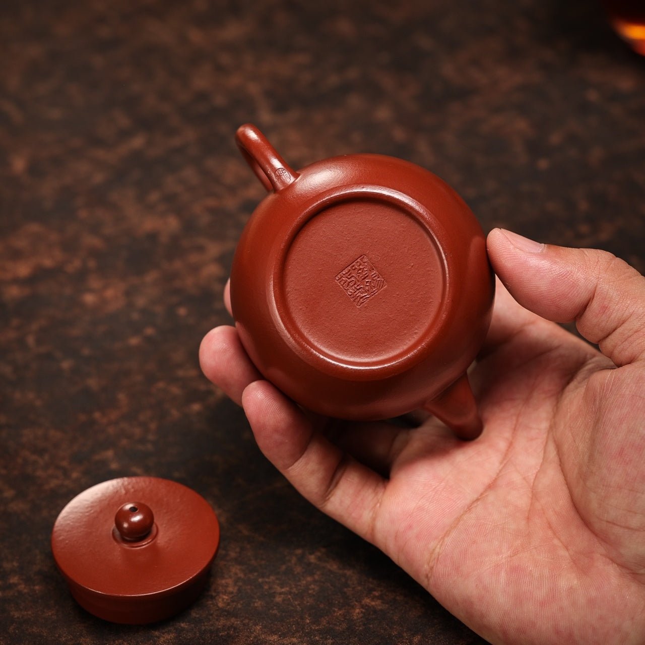 Ping Gai Lian Zi 120cc - Yixing Handmade Teapot - zycs_China
