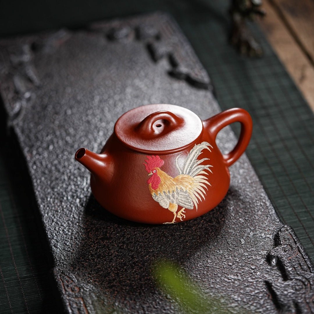 Ping Gai Shi Piao 175cc - Yixing Handmade Teapot - zycs_China