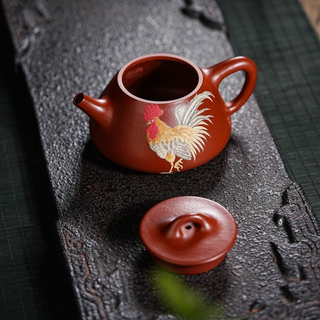 Ping Gai Shi Piao 175cc - Yixing Handmade Teapot - zycs_China