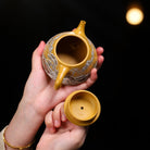 Ping Gai Shi Piao 190cc - Yixing Handmade Teapot - zycs_China