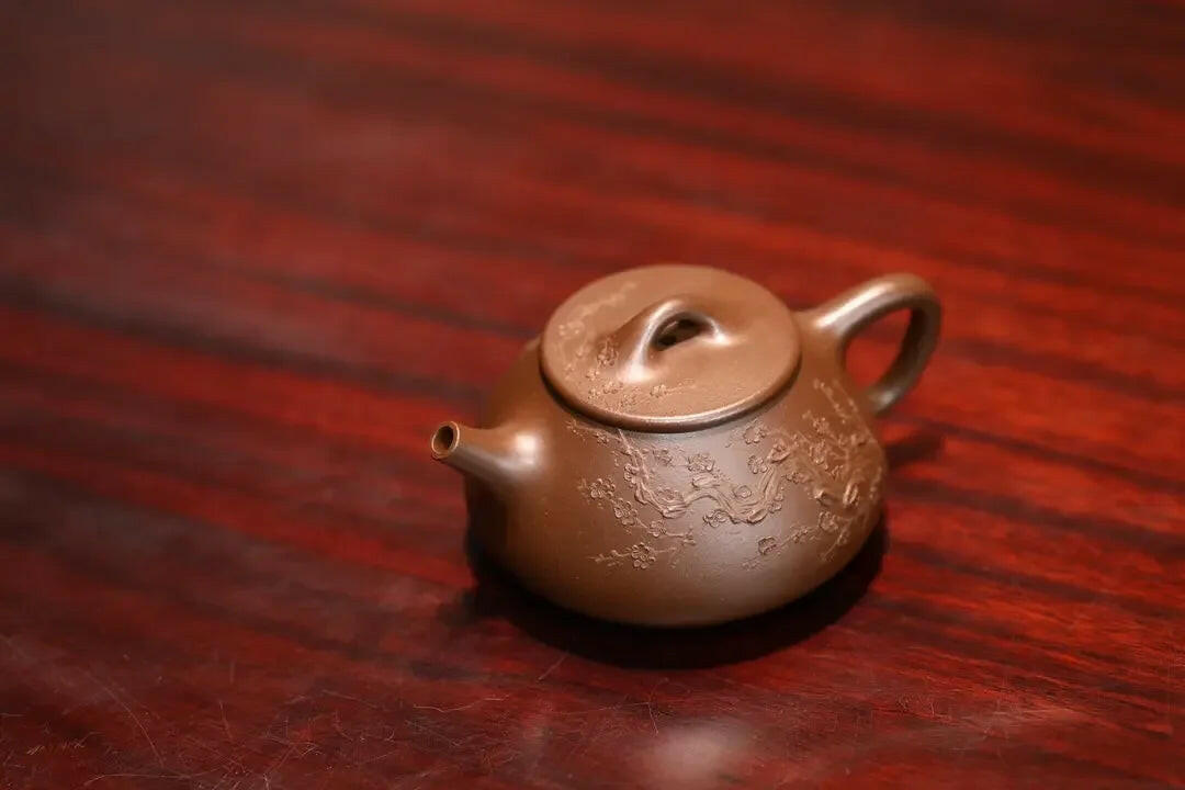 Ping Gai Shi Piao Teapot 180cc - Yixing Handmade Teapot - zycs_China