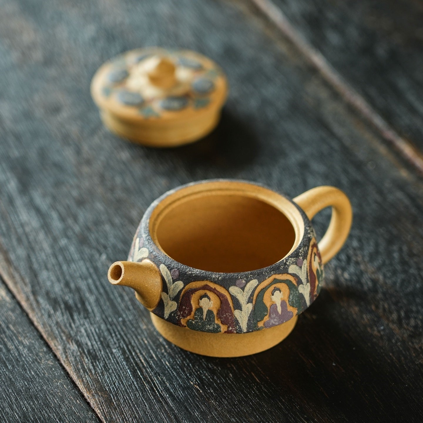 Qian Fo 130cc - Yixing Handmade Teapot - zycs_China