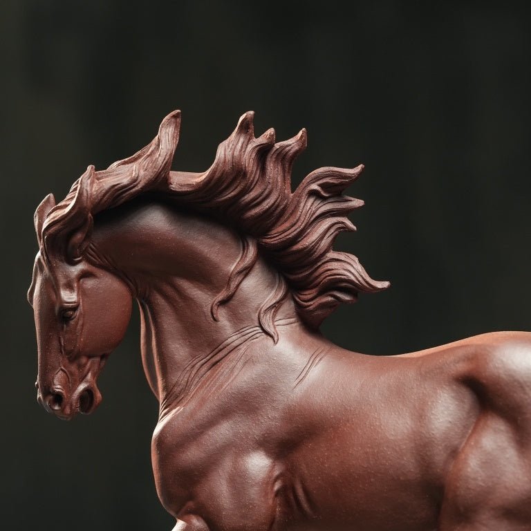 Qian Li Ma - Zisha Sculpture - zycs_China