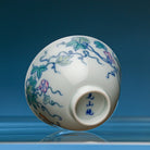 Qian Niu Hua 115cc - Jing De Zhen Porcelain Gaiwan - zycs_China