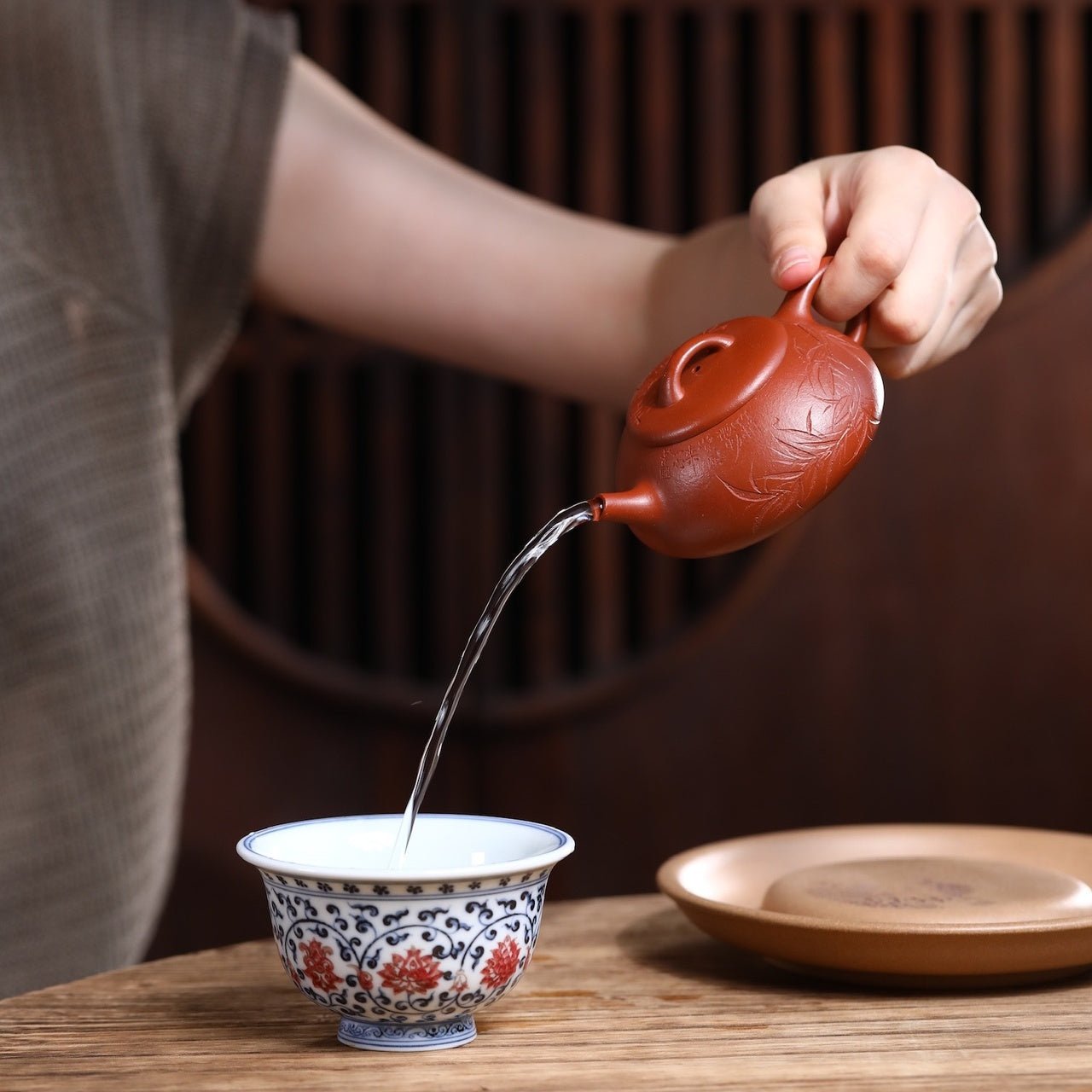 Qing Feng Shi Piao 130cc - Yixing Handmade Teapot - zycs_China