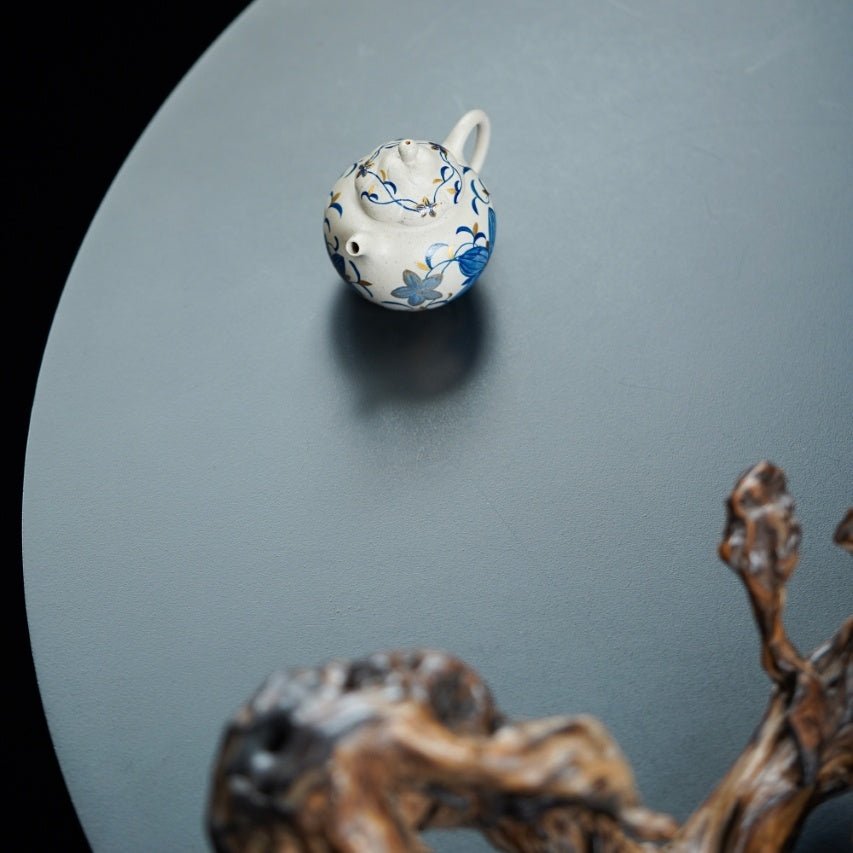 Qing Hua Ji Yi 100cc - Yixing Handmade Teapot - zycs_China