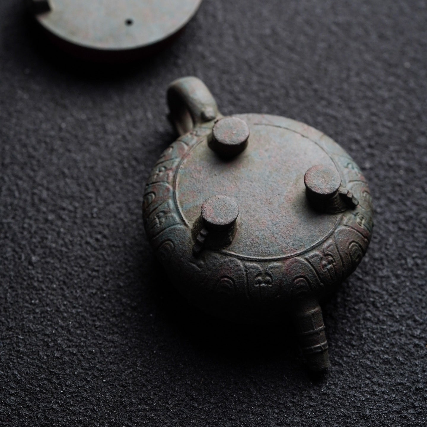 Qing Tong Ding 150cc - Yixing Handmade Teapot - zycs_China