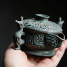 Qing Tong Shou Zhu Hu 120cc - Yixing Handmade Teapot - zycs_China