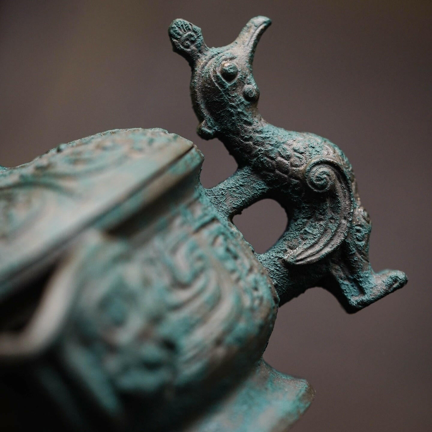 Qing Tong Shou Zhu Hu 120cc - Yixing Handmade Teapot - zycs_China