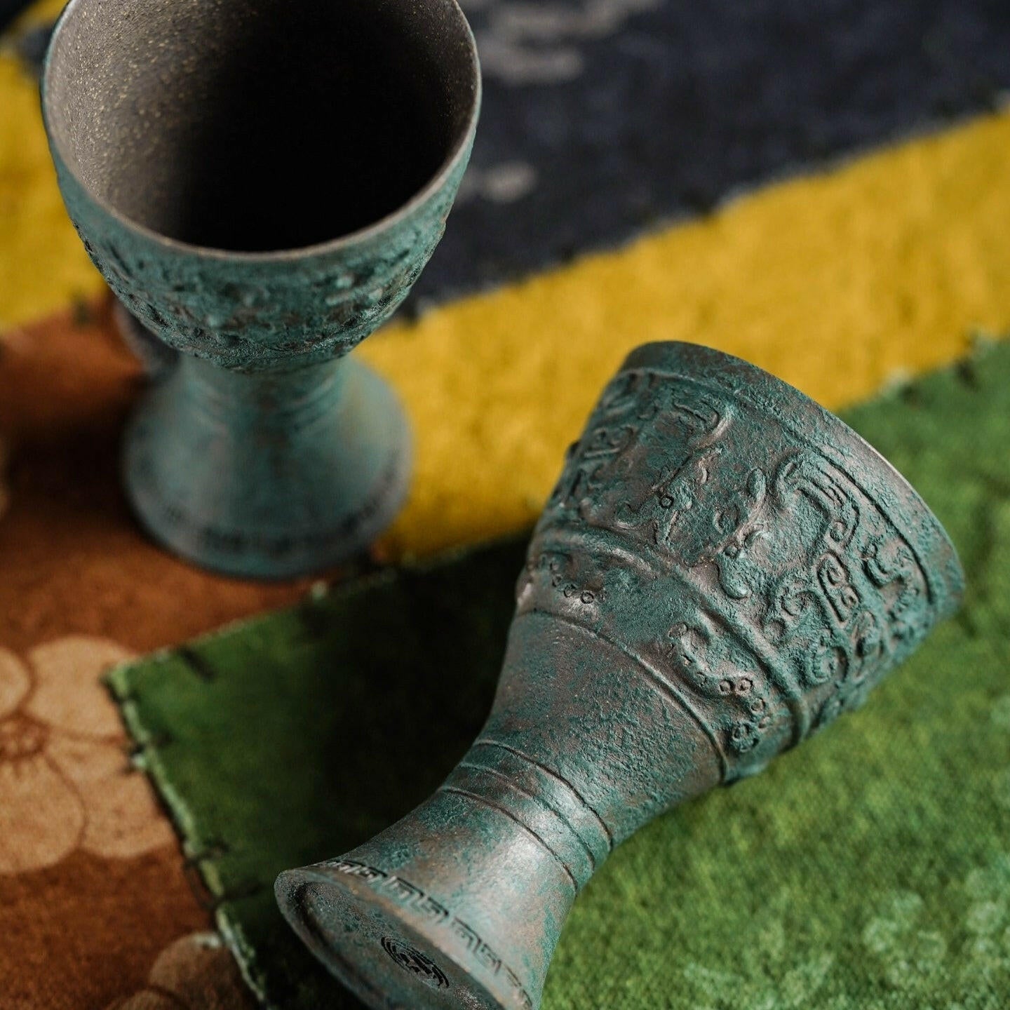 Qing Tong Shou Zhu Hu 120cc - Yixing Handmade Teapot - zycs_China