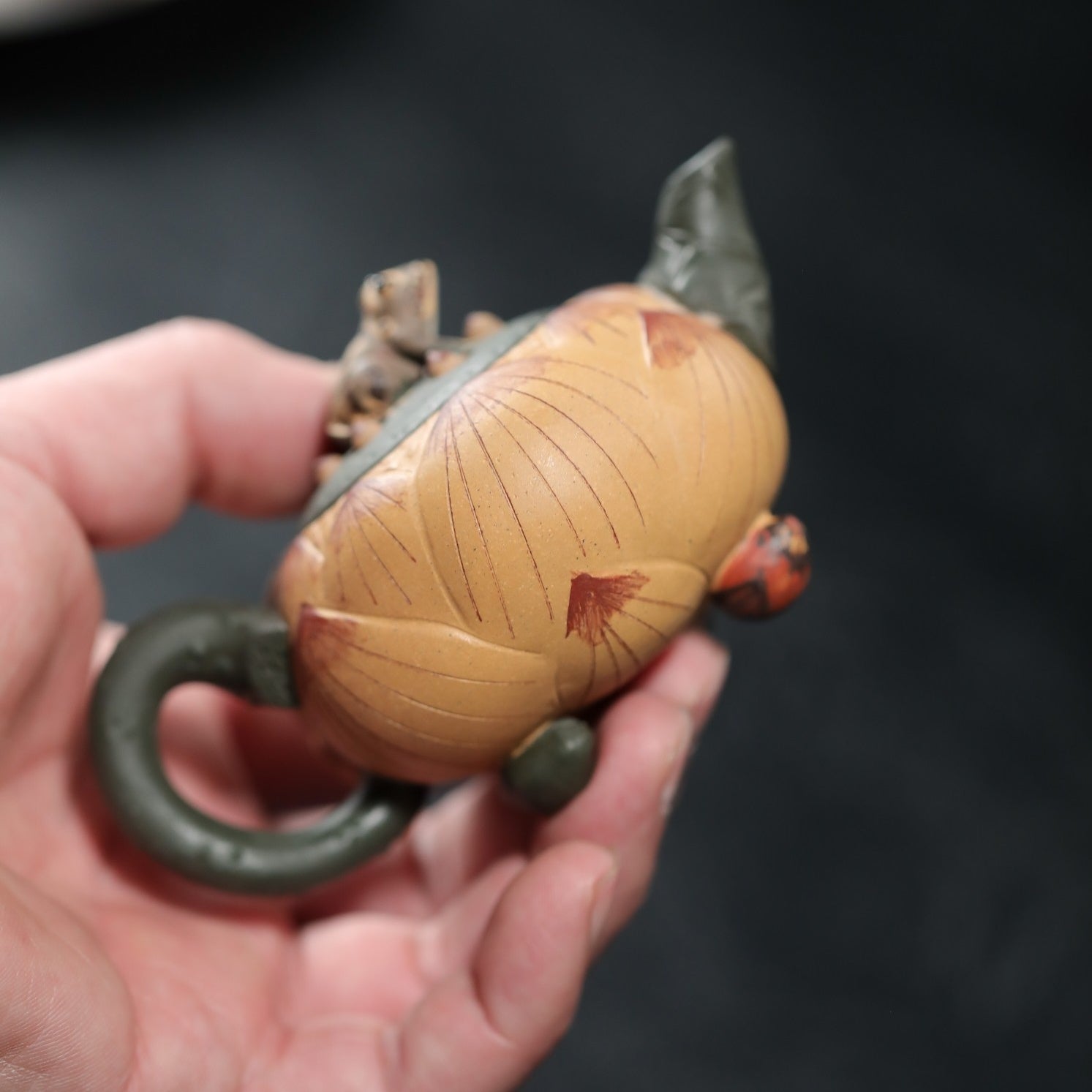 Qing Wa Lian Zi 100cc - Yixing Handmade Teapot - zycs_China - tea - teapot