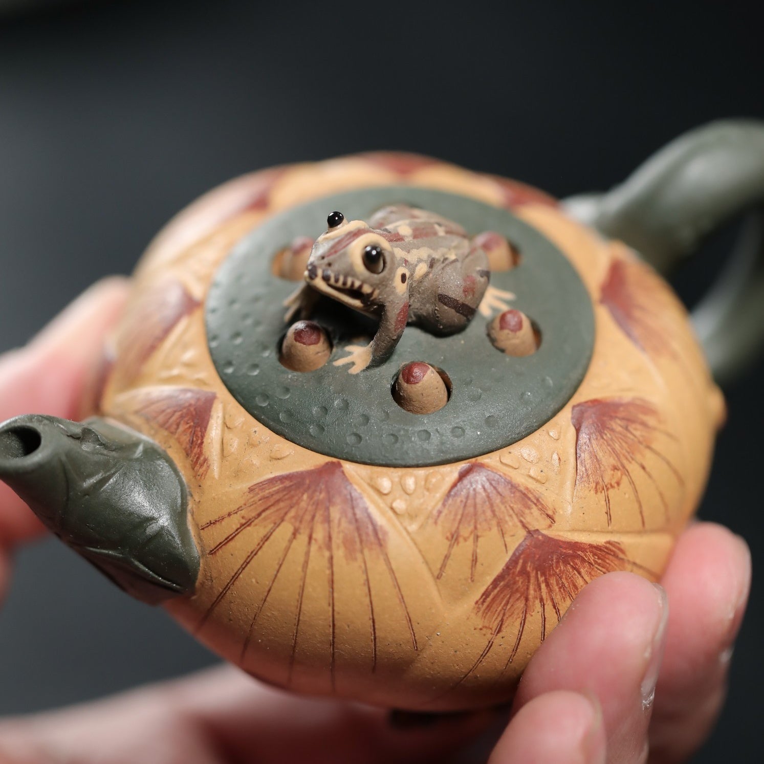 Qing Wa Lian Zi 100cc - Yixing Handmade Teapot - zycs_China - tea - teapot