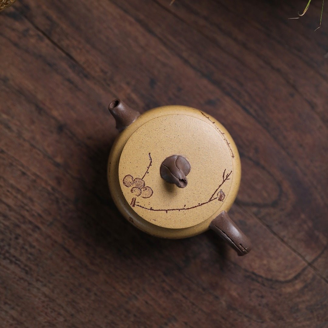 Qing Yu Mei Hua 140cc - Yixing Handmade Teapot - zycs_China