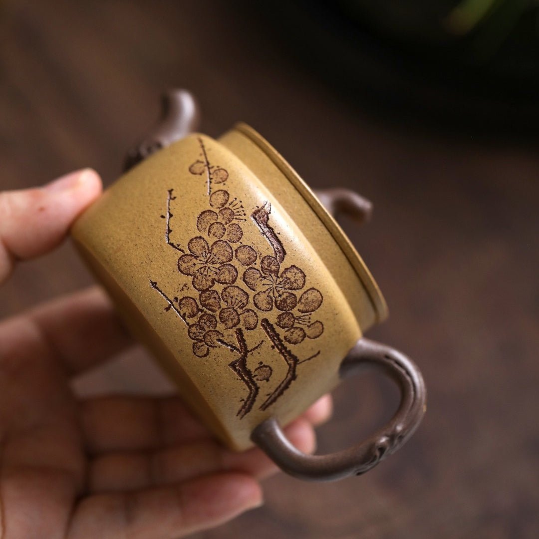 Qing Yu Mei Hua 140cc - Yixing Handmade Teapot - zycs_China