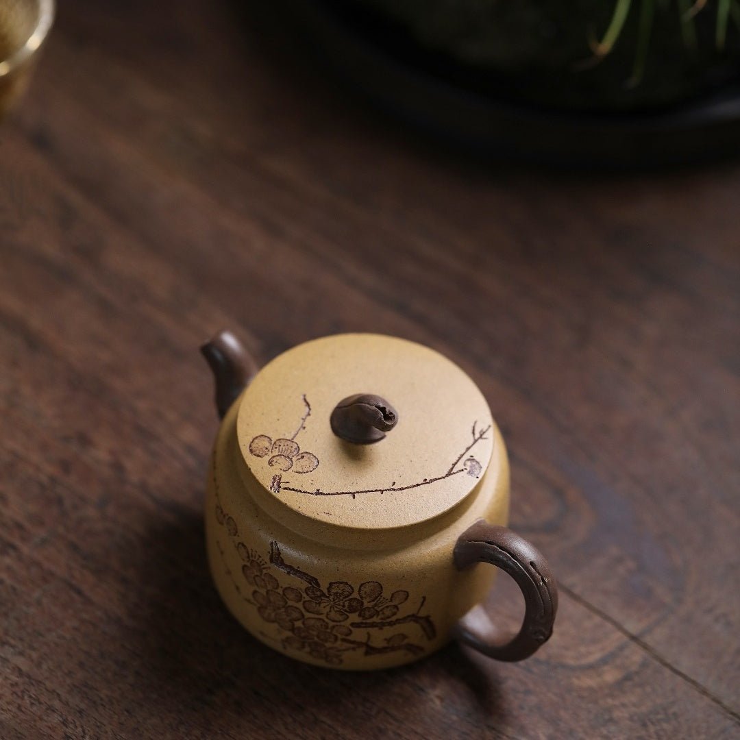 Qing Yu Mei Hua 140cc - Yixing Handmade Teapot - zycs_China