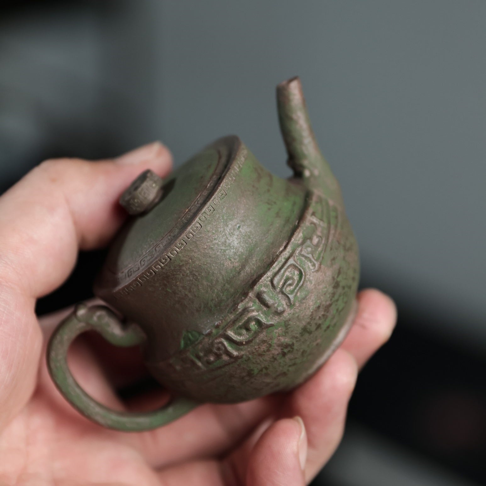 Qing Yun Gu Zhuo 110cc - Yixing Handmade Teapot - zycs_China