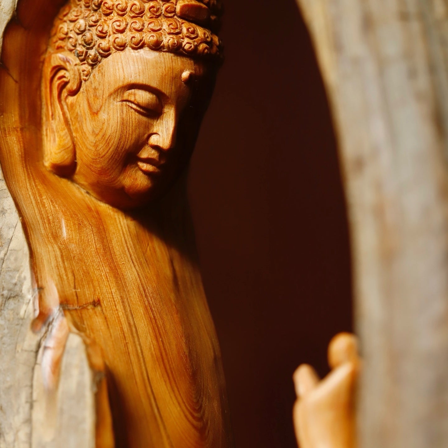 Qiu Fo - Wood Sculpture - zycs_China